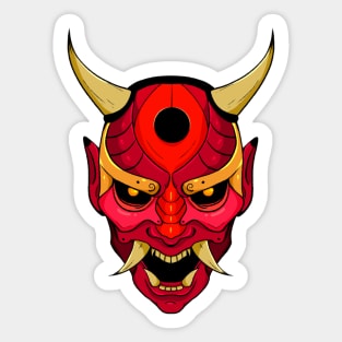 The Face Of The Devil Sticker